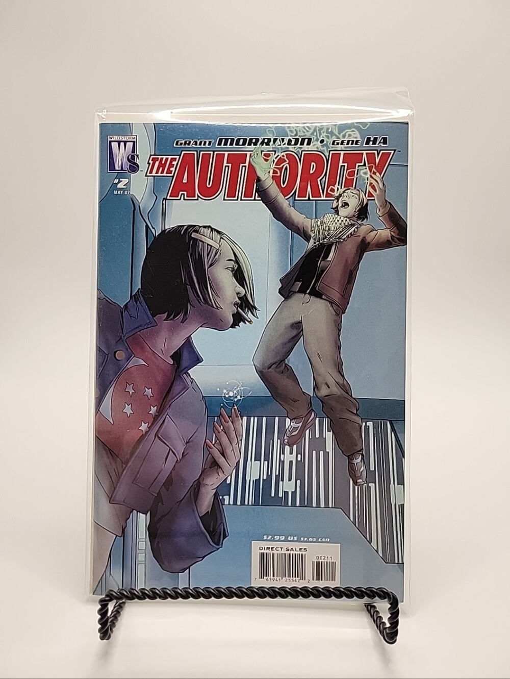 The Authority Comic Book Issue #2 - Blue Cover